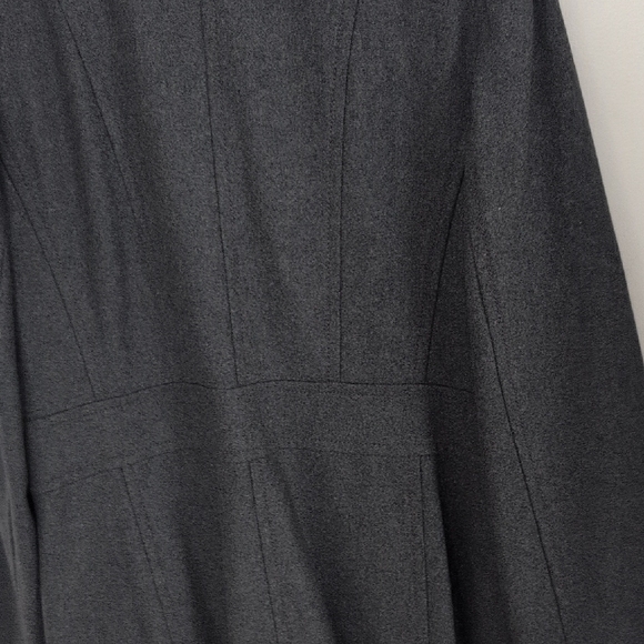 Ann Taylor Charcoal Trench Coat - Picture 4 of 4